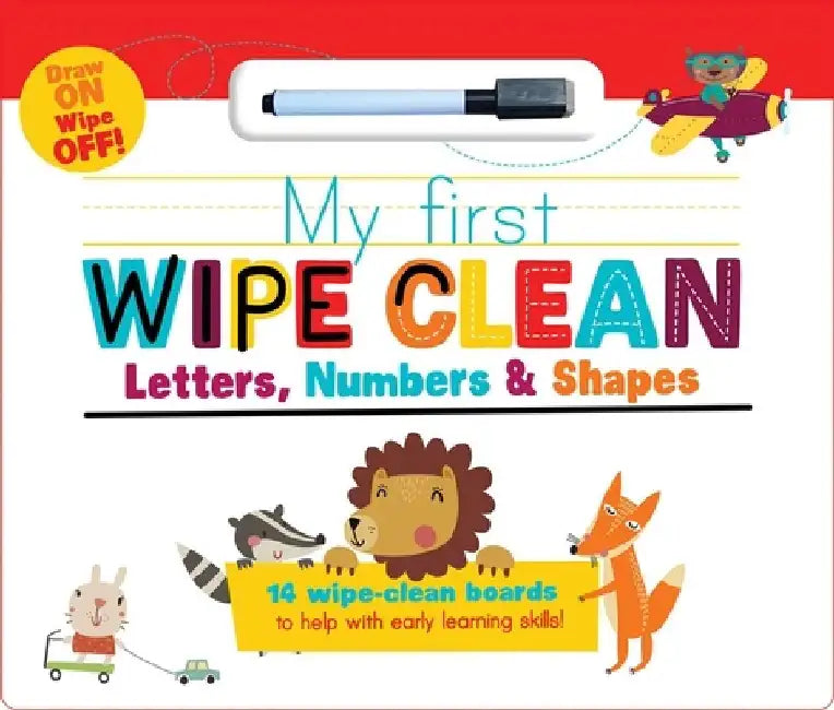 My First Wipe Clean: Letters, Numbers & Shapes by Little Genius Books