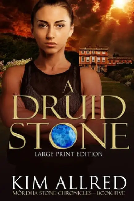A Druid Stone Large Print: Time Travel Adventure Romance by Kim Allred