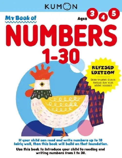 My Book of Numbers 1-30: Revised Ed by Kumon Publishing