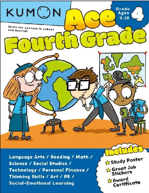 Kumon Ace Fourth Grade by Kumon