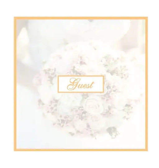 Guest Book for Wedding: Hardcover Guestbook With 110 Pages 8.5 x 8.5 Memory Sign In Book Keepsake For Wedding Guest, Engagement Party, Bridal Shower, by Honeysuckle Sweet Creations
