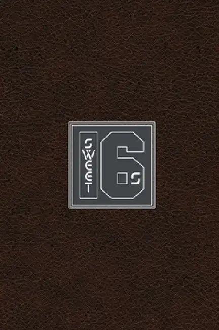 Sweet 16s: Songwriting Journal Hardcover Rap Notebook Journal For Rappers, Lyrics and Writers - 112 pages and 7x10 Journal For Writing - Dark Leather by Sweet 16s Media