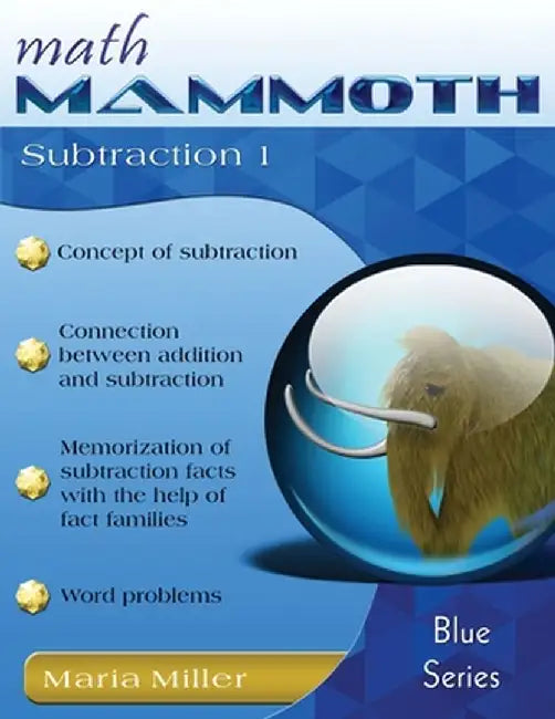 Math Mammoth Subtraction 1 by Maria Miller