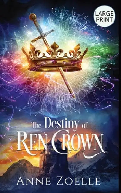 The Destiny of Ren Crown - Large Print Hardback by Anne Zoelle