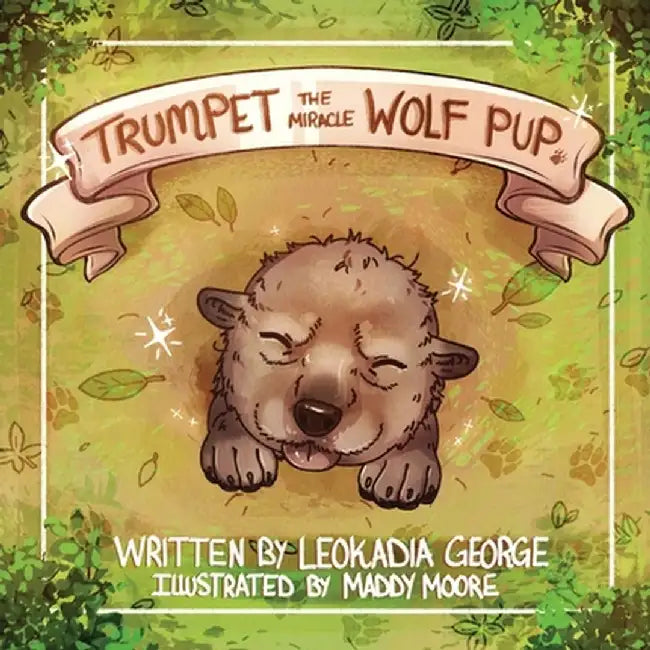 Trumpet The Miracle Wolf Pup by Leokadia George