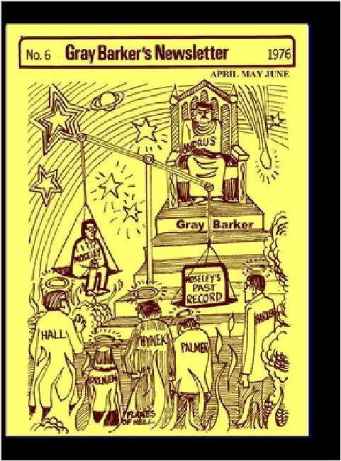Gray Barker's Newsletter No. 6 (April, May, June) 1976 by Barker, Gray