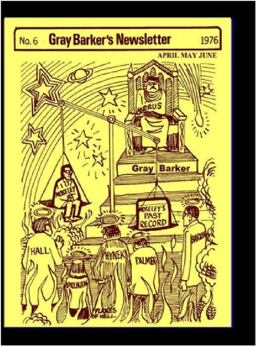 Gray Barker's Newsletter No. 6 (April, May, June) 1976 by Gray Barker, Alfred Steber