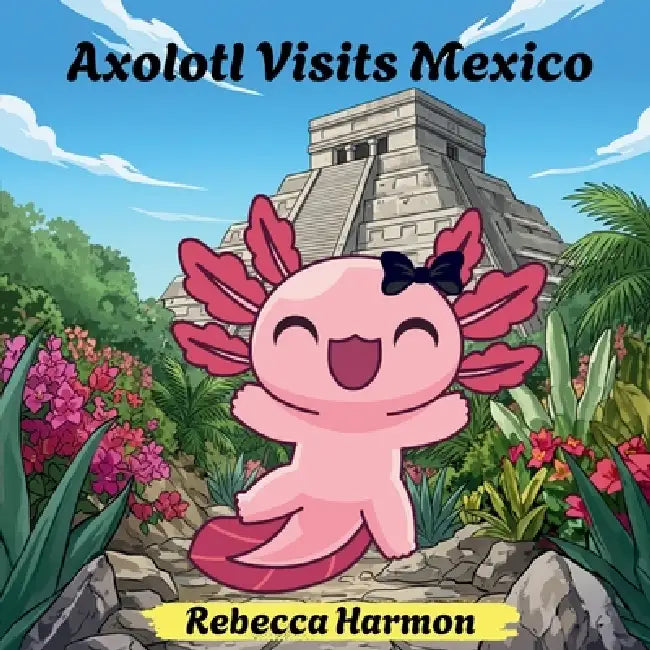 Axolotl Visits Mexico by Rebecca Harmon