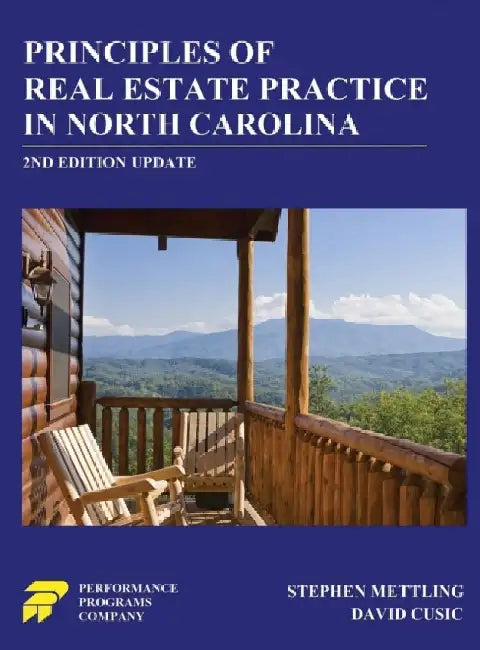 Principles of Real Estate Practice in North Carolina by Stephen Mettling