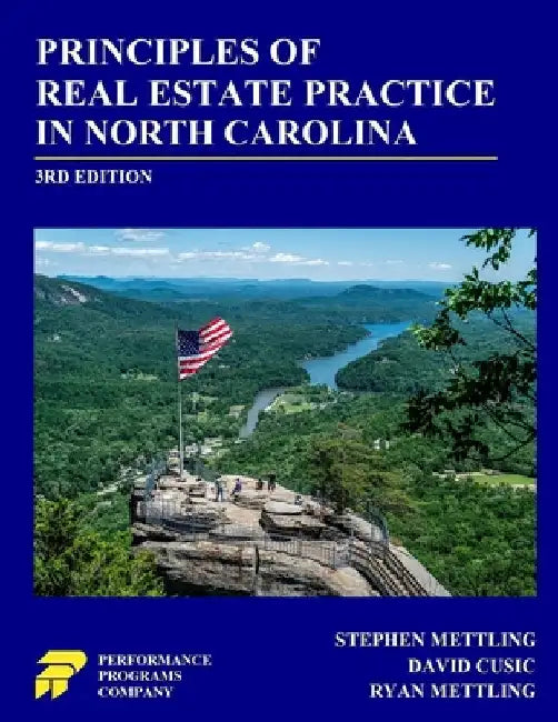 Principles of Real Estate Practice in North Carolina: 3rd Edition by Mettling, Stephen