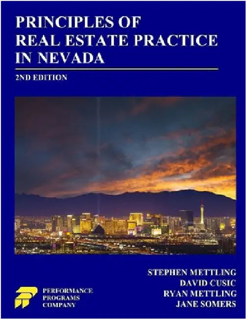 Principles of Real Estate Practice in Nevada: 2nd Edition by Mettling, Stephen