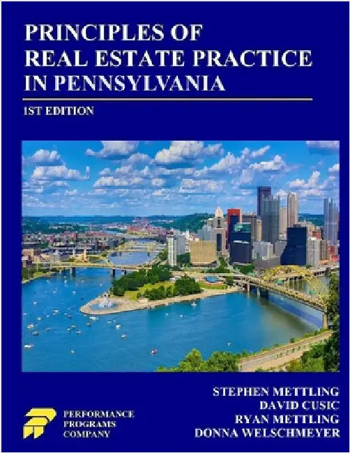 Principles of Real Estate Practice in Pennsylvania by Mettling, Stephen