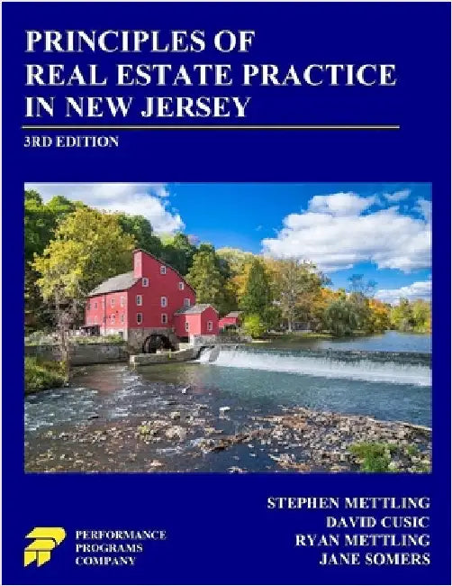 Principles of Real Estate Practice in New Jersey: 3rd Edition by Mettling, Stephen