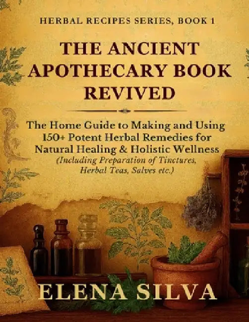 The Ancient Apothecary Book Revived: The Home Guide to Making and Using 150+ Potent Herbal Remedies for Natural Healing and Holistic Wellness (Includi by Elena Silva