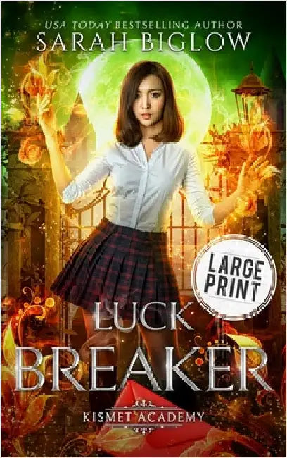 Luck Breaker: A Large Print Multicultural Paranormal Academy Novel by Biglow, Sarah