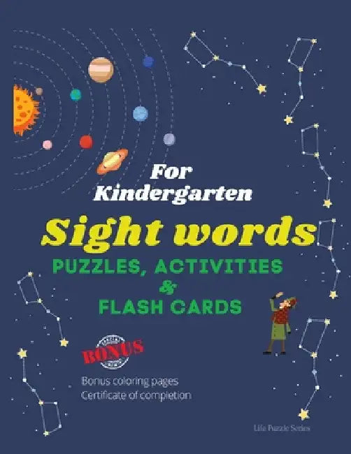 Sight Words Puzzles, Activities & Flashcards: For Kindergarten by Life Puzzle