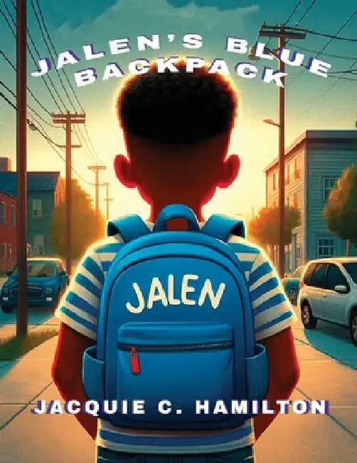 Jalen's Blue Backback by Jacquie C. Hamilton