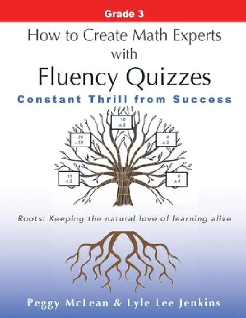 How to Create Math Experts with Fluency Quizzes Grade 3: Constant Thrill from Success by Peggy McLean