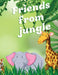 Friends from Jungle: Coloring Book for Kids Ages 3-8 Ι Fun Educational Coloring Book for Learning Animals Ι Preschool, Kindergart by Lascu