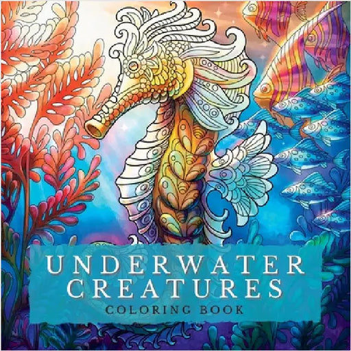 Underwater Creatures Coloring Book: Marine Depths-Dive into a World of Captivating Coloring Pages with Stunning Depictions of the Deep Blue World Amon by Artphoenix