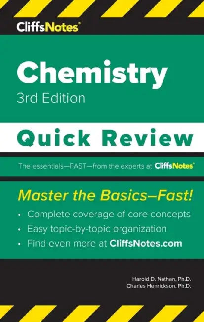 CliffsNotes Chemistry: Quick Review by Harold D. Nathan