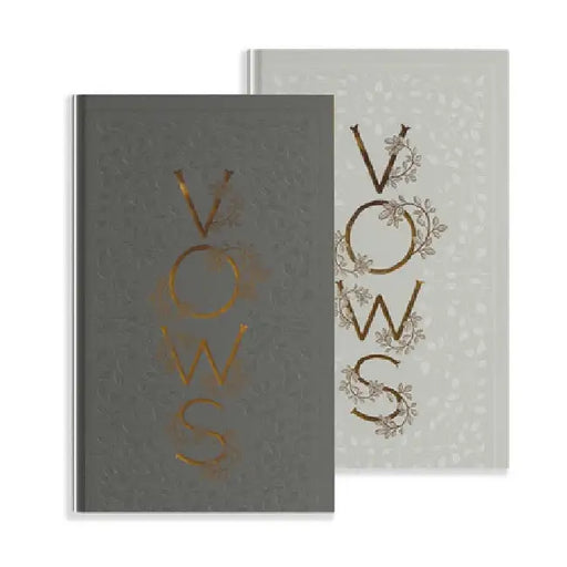 Wedding Vows Book: A Set of Heirloom-Quality Vow Books with Foil Accents and Hand Drawn Illustratio NS by Korie Herold
