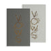 Wedding Vows Book: A Set of Heirloom-Quality Vow Books with Foil Accents and Hand Drawn Illustratio NS by Korie Herold