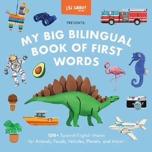 My Big Bilingual Book of First Words: 100+ English-Spanish Words for Animals, Foods, Vehicles, Planets, and More! by Mike Alfaro