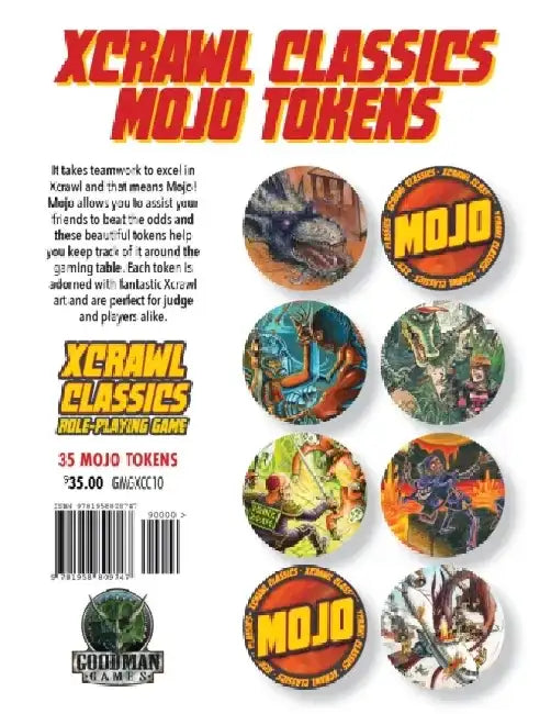 Xcrawl Mojo Tokens by Brendan Lasalle