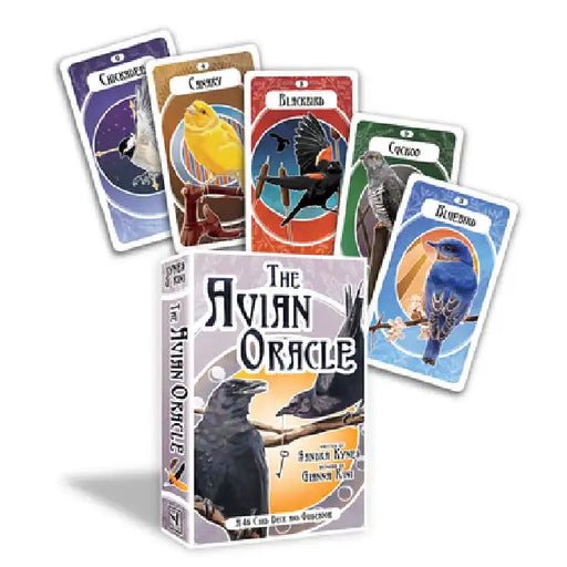 The Avian Oracle: (45 Full-Color Cards and 140-Page Guidebook) by Sandra Kynes