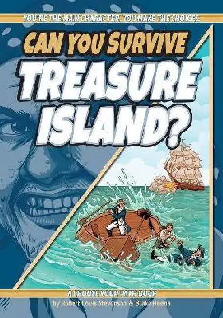 Can You Survive Treasure Island?: A Choose Your Path Book by Blake Hoena, Kat Baumann