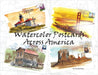 Watercolor Postcards Across America by Mong, Donald