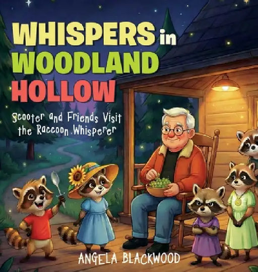 Whispers in Woodland Hollow: Scooter and Friends Visit the Raccoon Whisperer by Angela Blackwood