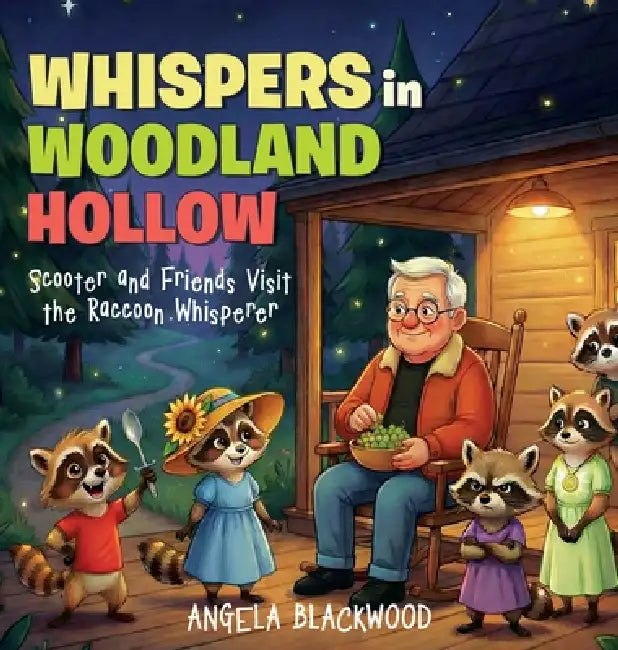 Whispers in Woodland Hollow: Scooter and Friends Visit the Raccoon Whisperer by Angela Blackwood