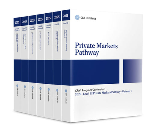 2025 Cfa Program Curriculum Level 3 Private Markets Box Set by Cfa Institute