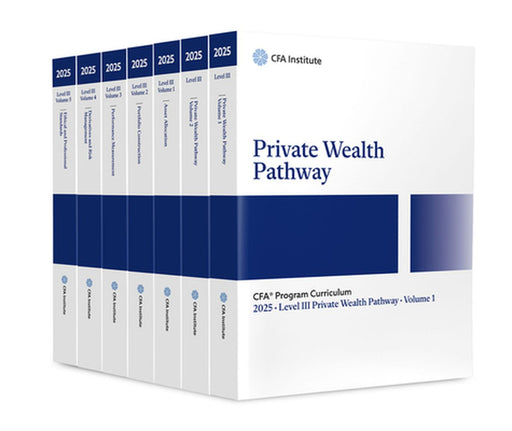 2025 Cfa Program Curriculum Level 3 Private Wealth Box Set by Cfa Institute
