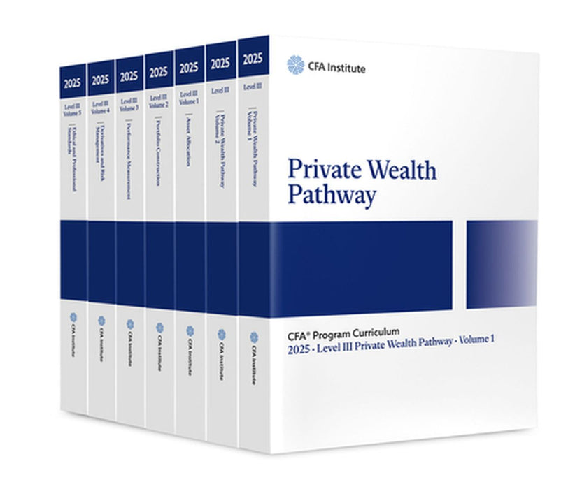 2025 Cfa Program Curriculum Level 3 Private Wealth Box Set by Cfa Institute