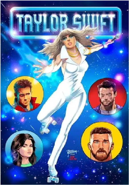 Female Force Taylor Swift Dazzler Homage Variant with Travis Kelce by Esquivel, Eric M.