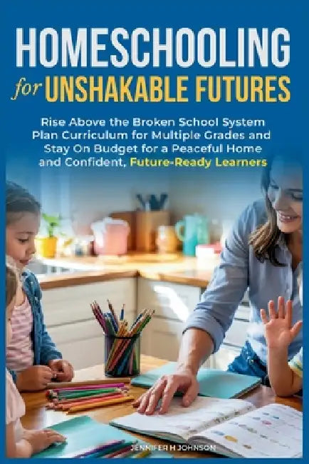 Homeschooling for Unshakable Futures: Rise Above the Broken School System, Plan Curriculum for Multiple Grades, and Stay On Budget for a Peaceful Home by Jennifer H. Johnson