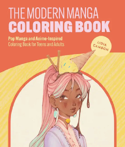 The Modern Manga Coloring Book by Lidia Cambon
