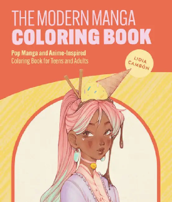 The Modern Manga Coloring Book by Lidia Cambon