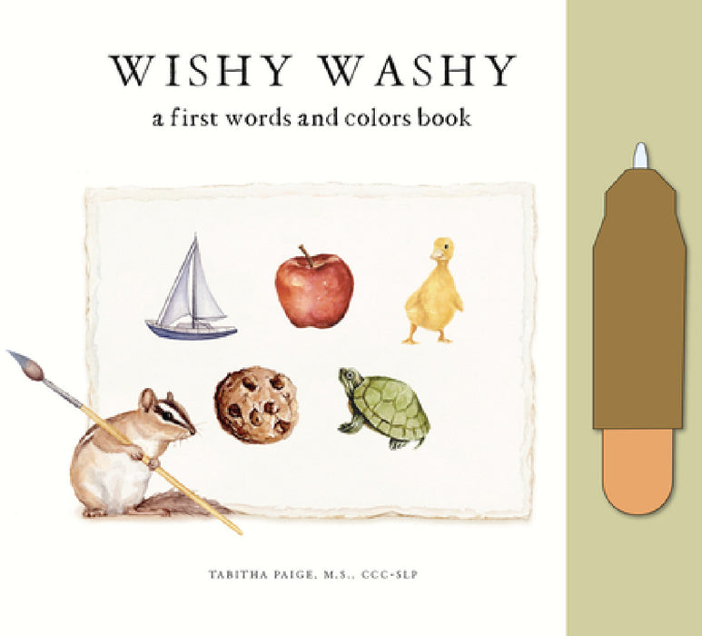 Wishy Washy (Water Reveal Edition): A Reusable Water Reveal Activity Book Teaching First Words and Colors by Tabitha Paige, Paige Tate & Co