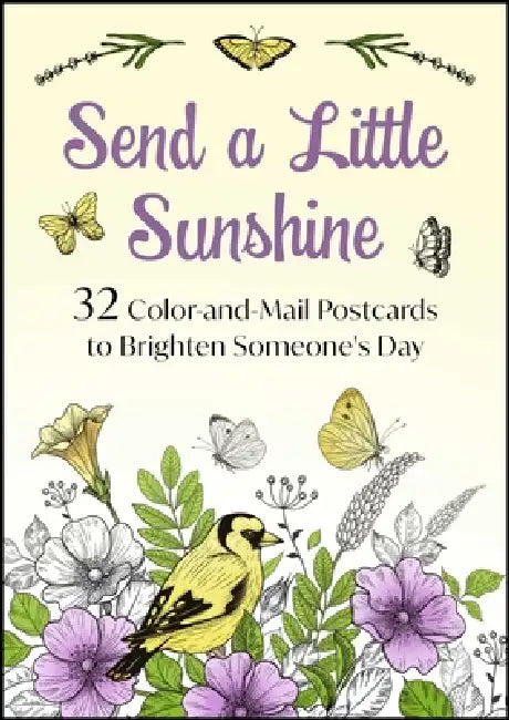 Send a Little Sunshine: 24 Color-And-Mail Postcards to Brighten Someone's Day by Good Books