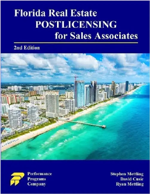 Florida Real Estate Postlicensing for Sales Associates: Second Edition by Mettling, Stephen