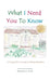 What I Need You to Know by Elizabeth A. Terrell