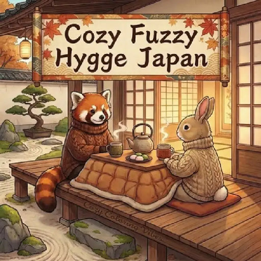 Cozy Fuzzy Hygge Japan: Bold Easy Line Coloring Book for Adults Zen Garden Serenity, Tea Ceremony Rituals, Tatami Rooms, Sakura Scenes & Minimalist Ho by Cozy Coloring Vibes