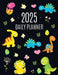 Dinosaur Daily Planner 2025: For All Your Monthly Appointments! Cool 12 Months Prehistoric Animal Organizer (January-December) by Happy Oak Tree Press