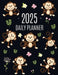 Monkey Planner 2025: Cute Year Organizer with Adorable Apes For an Easy Overview of All Your Appointments! Jungle Animal Scheduler: January by Pimpom Pretty Press