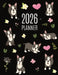 Boston Terrier Planner 2026: Daily Organizer: January-December (12 Months) Cute Dog Year Scheduler with Pretty Pink Hearts by Press, Happy Oak Tree