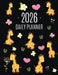 Cute Giraffe Planner 2026: Pretty Organizer for All Your Weekly Appointments Cool Safari Jungle Animal Scheduler: January-December 2026 by Press, Happy Oak Tree